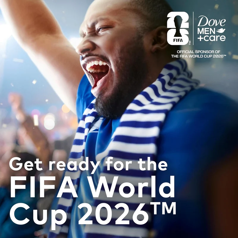 Dove Men+Care Limited Edition FIFA Deodorant Stick for Men All Star Comfort for 72H Protection Neutralizes Odor - 3.0 oz (Pack of 2)