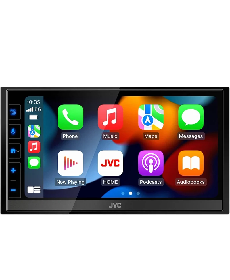JVC KW-M780BT Apple CarPlay Android Auto Digital Media Player, Double Din, 6.8 Inch LCD Touchscreen, AM/FM, Bluetooth, MP3 Player, USB Port, iDatalink Maestro, SiriusXM, Class D Amp, Car Radio
