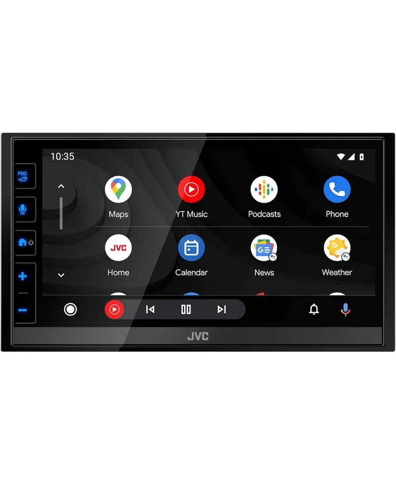 JVC KW-M780BT Apple CarPlay Android Auto Digital Media Player, Double Din, 6.8 Inch LCD Touchscreen, AM/FM, Bluetooth, MP3 Player, USB Port, iDatalink Maestro, SiriusXM, Class D Amp, Car Radio