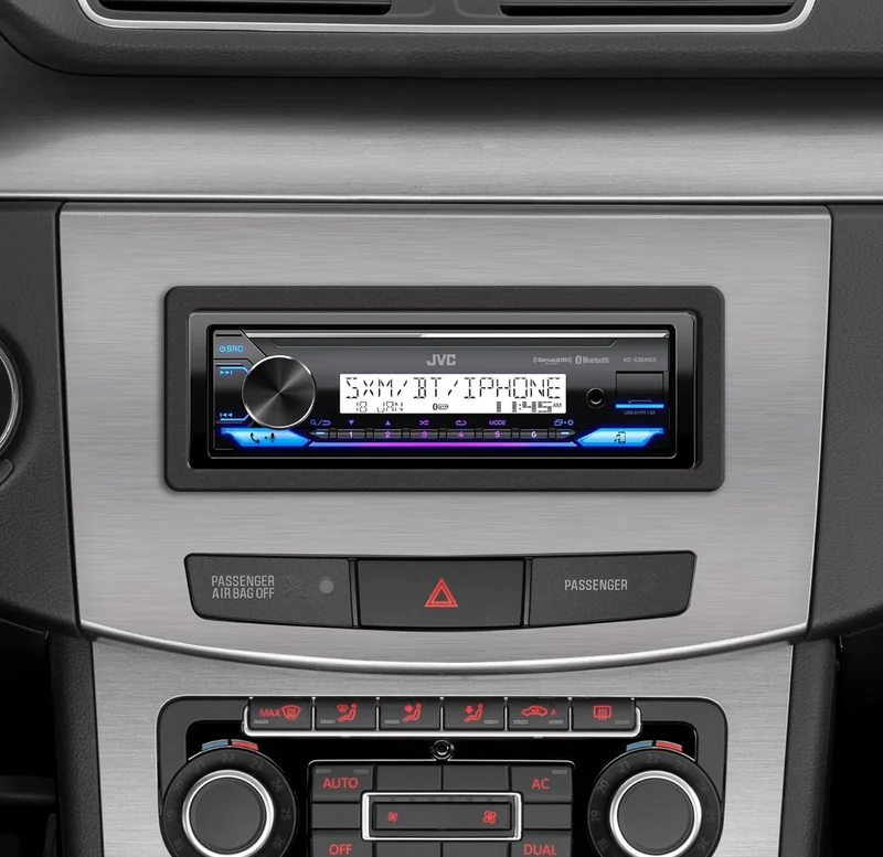 JVC KD-X38MBS Car & Marine Digital Media Receiver with Bluetooth, USB, SiriusXM Ready, Compatible with Amazon Alexa, Conformal Coated PCB