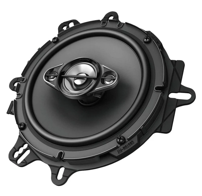 PIONEER TS Series 4-Way Car Audio Speakers, Full Range, Clear Sound Quality, Easy Installation and Enhanced Bass Response, 6-1/2” Speakers