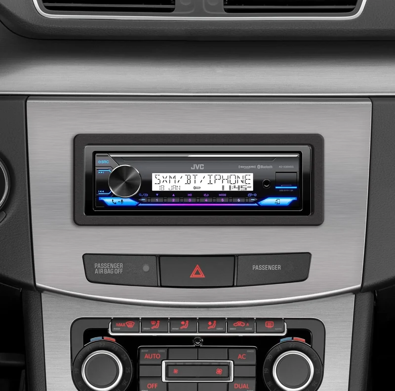 JVC KD-X38MBS Car & Marine Digital Media Receiver with Bluetooth, USB, SiriusXM Ready, Compatible with Amazon Alexa, Conformal Coated PCB