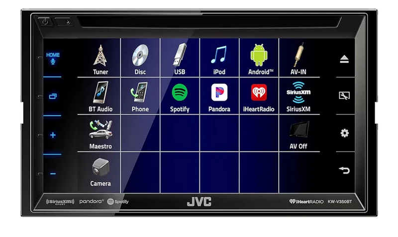 JVC KW-V350BT Multimedia Receiver with Bluetooth
