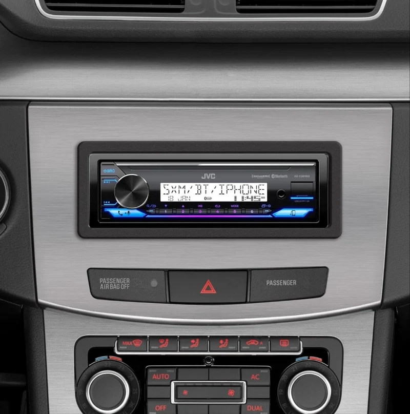 JVC KD-X38MBS Car & Marine Digital Media Receiver with Bluetooth, USB, SiriusXM Ready, Compatible with Amazon Alexa, Conformal Coated PCB