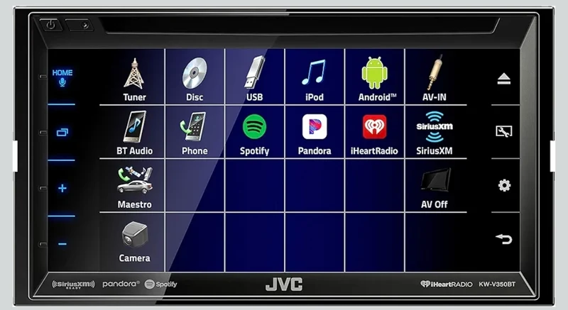 JVC KW-V350BT Multimedia Receiver with Bluetooth