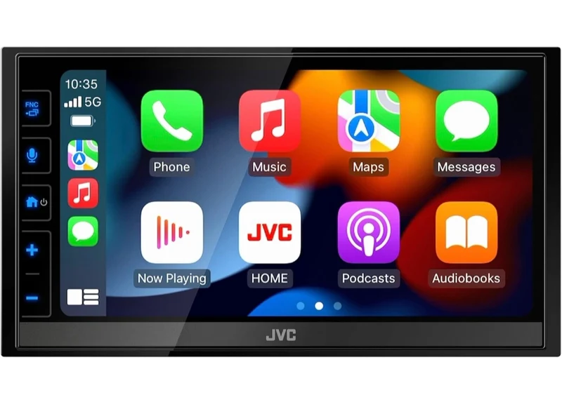 JVC KW-M780BT Apple CarPlay Android Auto Digital Media Player, Double Din, 6.8 Inch LCD Touchscreen, AM/FM, Bluetooth, MP3 Player, USB Port, iDatalink Maestro, SiriusXM, Class D Amp, Car Radio