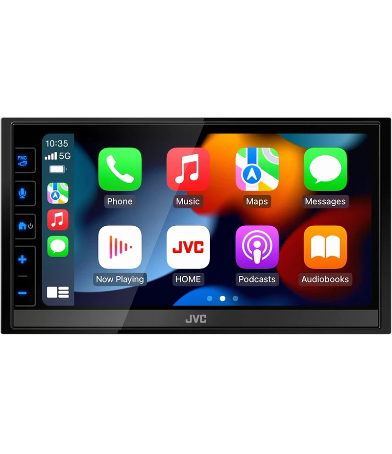 JVC KW-M780BT Apple CarPlay Android Auto Digital Media Player, Double Din, 6.8 Inch LCD Touchscreen, AM/FM, Bluetooth, MP3 Player, USB Port, iDatalink Maestro, SiriusXM, Class D Amp, Car Radio