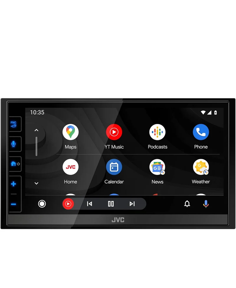 JVC KW-M780BT Apple CarPlay Android Auto Digital Media Player, Double Din, 6.8 Inch LCD Touchscreen, AM/FM, Bluetooth, MP3 Player, USB Port, iDatalink Maestro, SiriusXM, Class D Amp, Car Radio