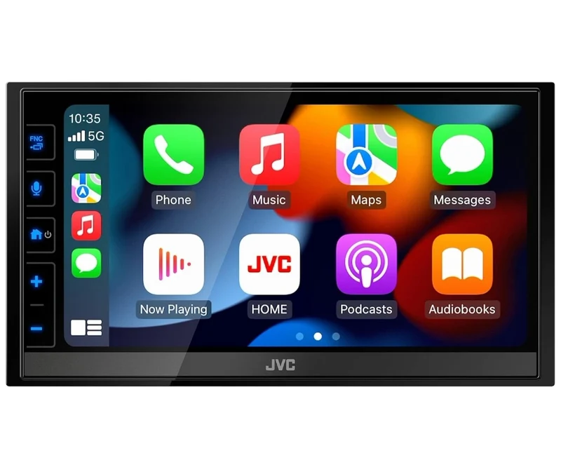 JVC KW-M780BT Apple CarPlay Android Auto Digital Media Player, Double Din, 6.8 Inch LCD Touchscreen, AM/FM, Bluetooth, MP3 Player, USB Port, iDatalink Maestro, SiriusXM, Class D Amp, Car Radio
