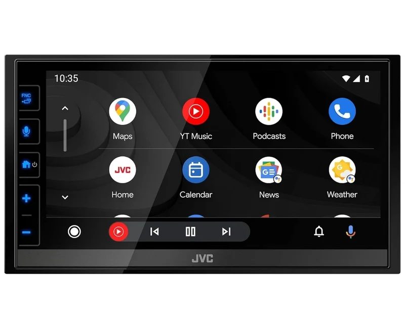 JVC KW-M780BT Apple CarPlay Android Auto Digital Media Player, Double Din, 6.8 Inch LCD Touchscreen, AM/FM, Bluetooth, MP3 Player, USB Port, iDatalink Maestro, SiriusXM, Class D Amp, Car Radio
