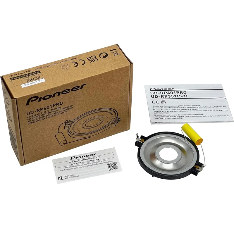 Pioneer UD-RP401PRO Repair Kit - Replacement Diaphragm TS-B401PRO 4" P.R.O. Series Bullet Tweeter