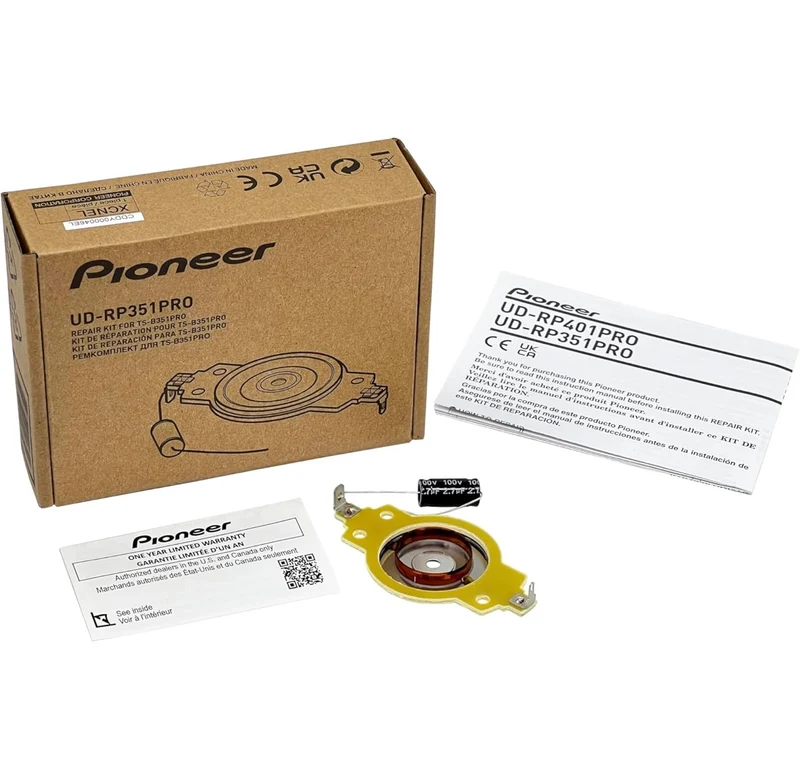 Pioneer UD-RP351PRO Repair Kit - Replacement Diaphragm TS-B351PRO 3-1/2" P.R.O. Series Bullet Tweeter