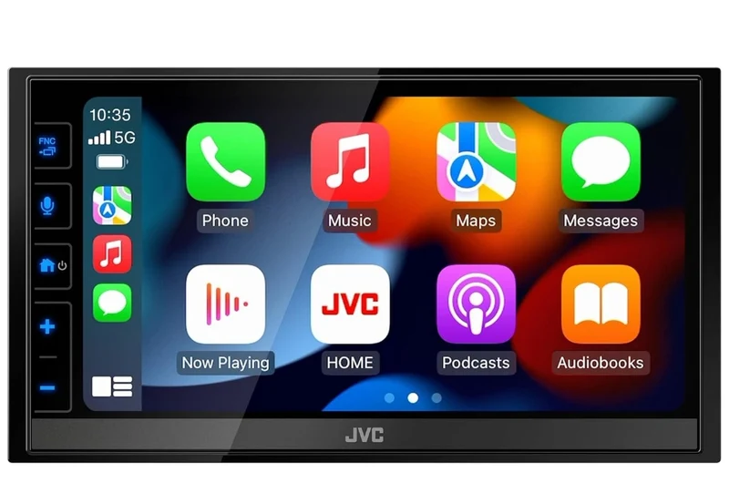 JVC KW-M780BT Apple CarPlay Android Auto Digital Media Player, Double Din, 6.8 Inch LCD Touchscreen, AM/FM, Bluetooth, MP3 Player, USB Port, iDatalink Maestro, SiriusXM, Class D Amp, Car Radio