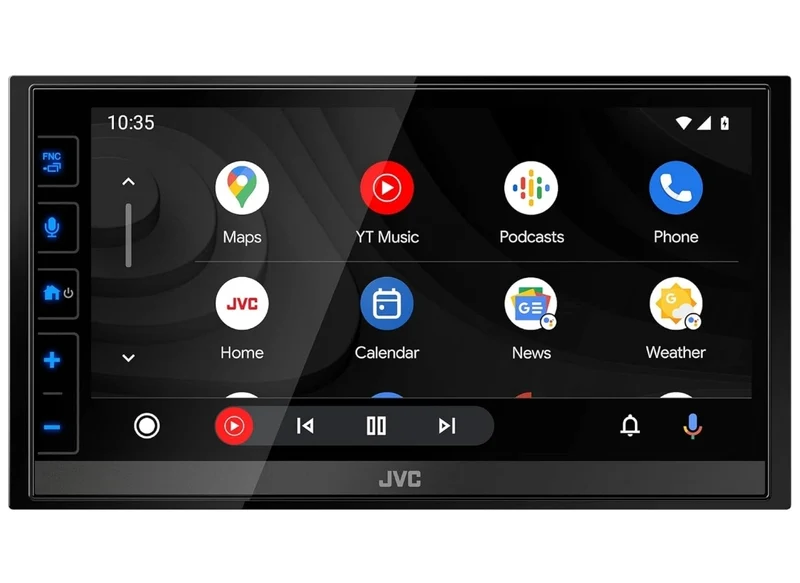 JVC KW-M780BT Apple CarPlay Android Auto Digital Media Player, Double Din, 6.8 Inch LCD Touchscreen, AM/FM, Bluetooth, MP3 Player, USB Port, iDatalink Maestro, SiriusXM, Class D Amp, Car Radio