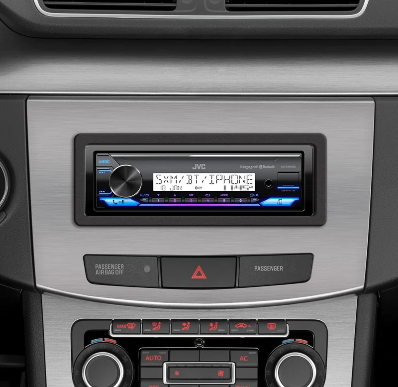 JVC KD-X38MBS Car & Marine Digital Media Receiver with Bluetooth, USB, SiriusXM Ready, Compatible with Amazon Alexa, Conformal Coated PCB