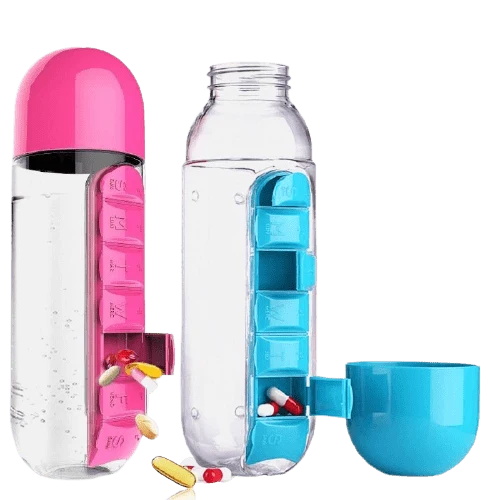 Bouteille Pilulier 3 en 1