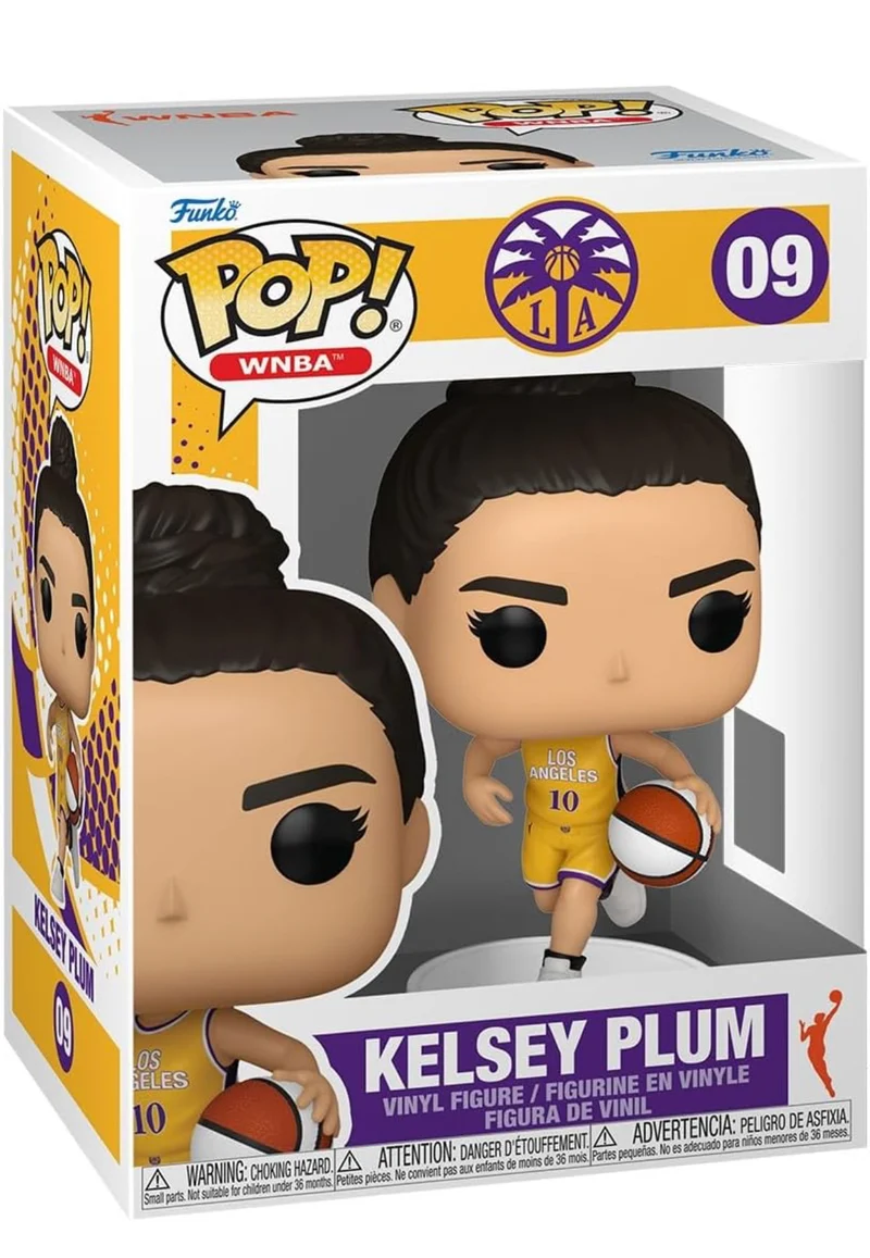 Funko Pop! WNBA: Los Angeles Sparks - Kelsey Plum - Collectible Vinyl Figure