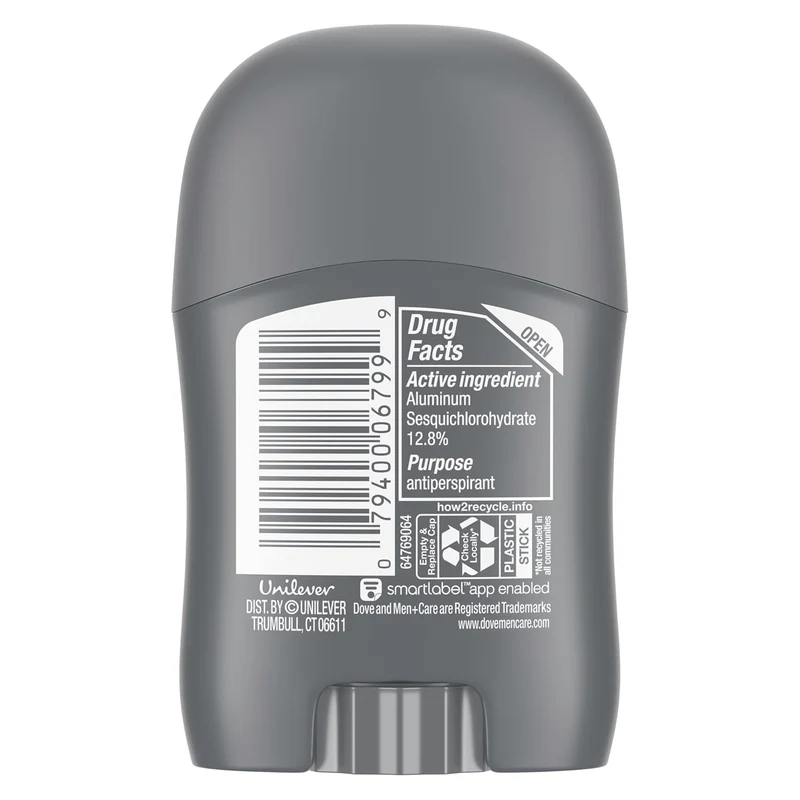 DOVE MEN + CARE Antiperspirant Deodorant Stick Clean Comfort 72-Hour Sweat & Odor Protection Antiperspirant for Men - 0.5 oz ( Pack of 3)