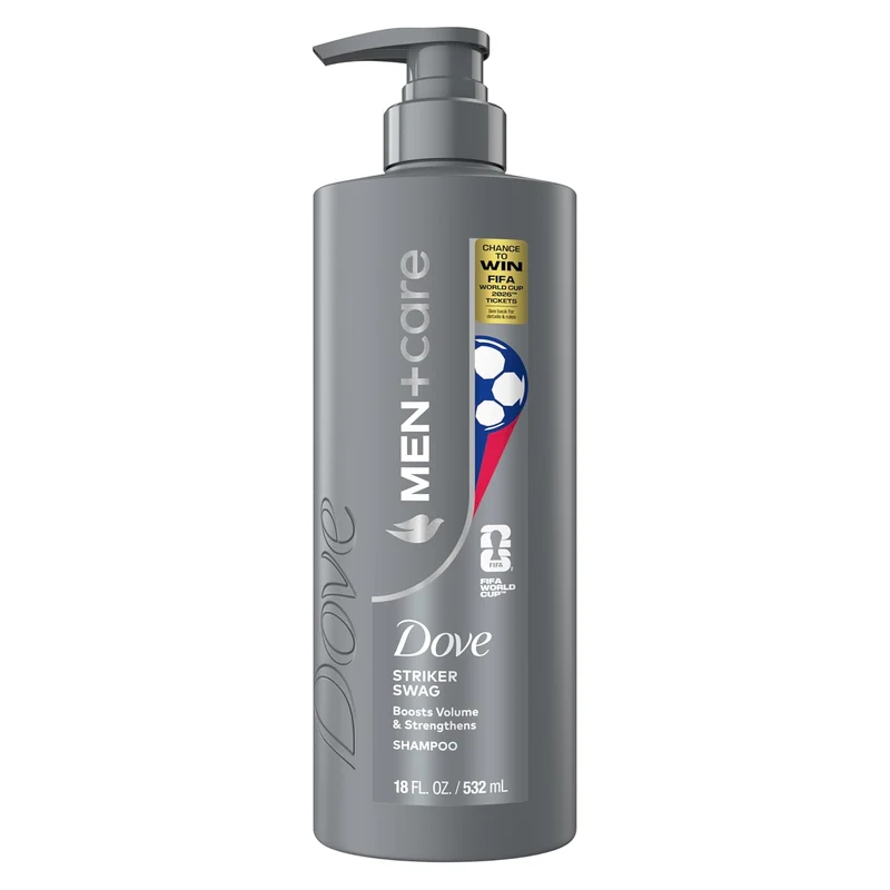 DOVE MEN + CARE Hair Care Striker Swag to Boost Volume & Strengthen Hair 18 Fl oz (2 CT)