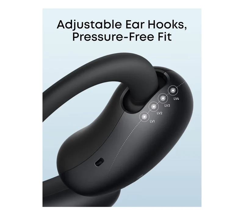 AeroFit2 , Open-Ear Headphones, Real-Time Translation Earbuds-42H Playtime, IP55,AI Clear Calls,Wireless Charging