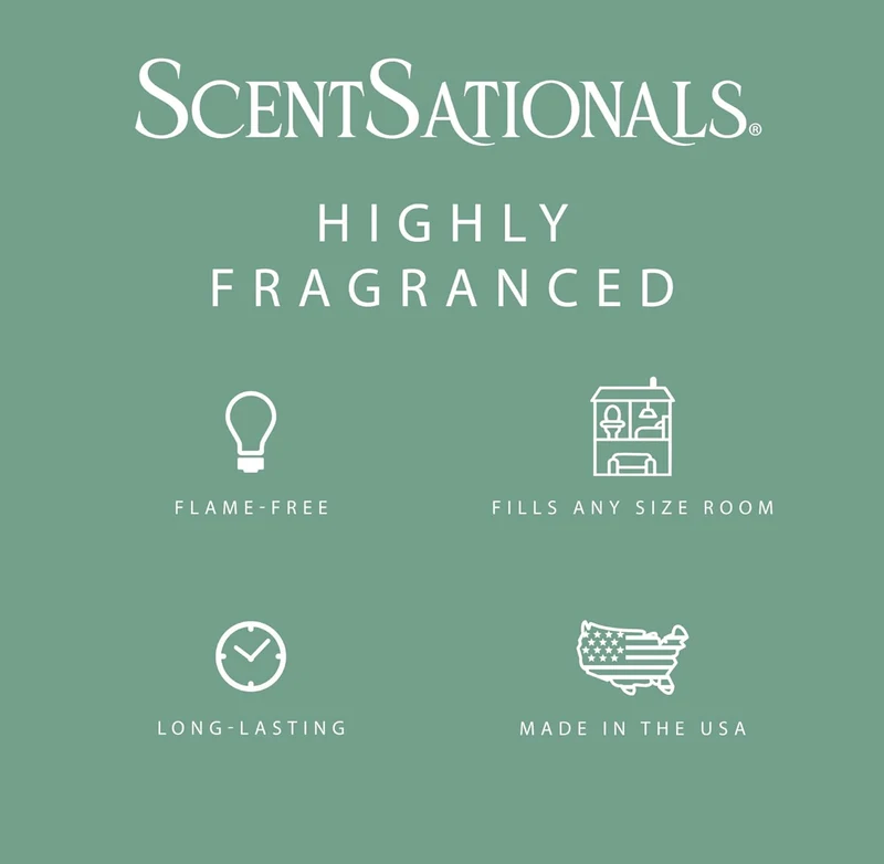 Scentsationals Wax Melts Strong Scent - Vanilla Pine - Long Lasting Scented Wax Cubes for Warmers, 10oz (Pack of 4)
