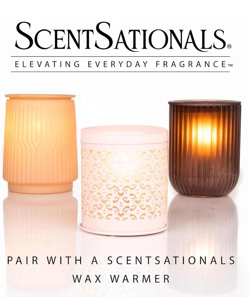 Scentsationals Wax Melts Strong Scent - Feelin' Cozy - Long Lasting Scented Melts for Warmers, 10oz (Pack of 4)