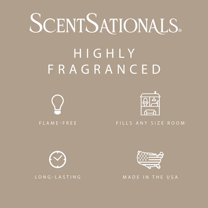 Scentsationals Wax Melts, Wax Cubes Strong Scent - Cuddle Up - Long Lasting Scented for Warmer, 10oz (Pack of 4)
