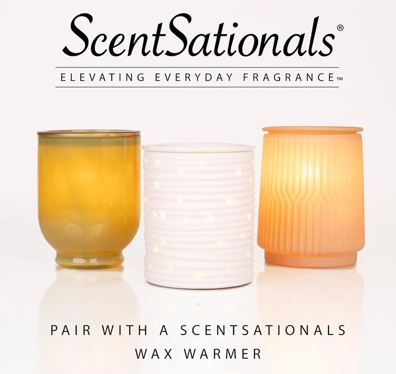 Scentsationals Wax Melts, Wax Cubes Strong Scent - Cozy Treats Collection Red Hot Cinnamon - 10oz (24-Cubes)