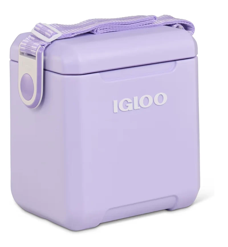 Igloo Tag Along Too Hard-Shell Insulated Cooler Portable Picnic Outdoor - (Lilac)