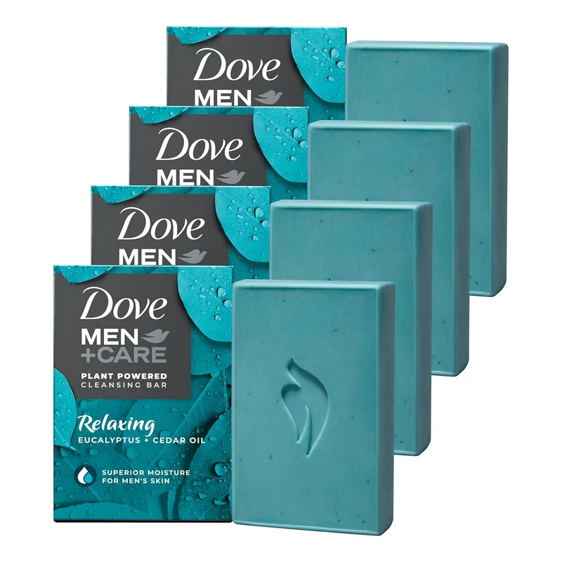 DOVE MEN Plant-Based with Eucalyptus and Moisture 5oz (pack of 4)