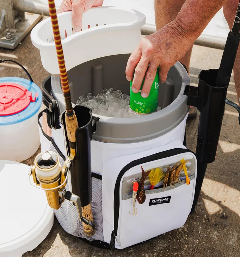 Igloo Marine Cooler Insulated Hard Shell Ice Chest - Great for Fishing, Camping, Boating, & More