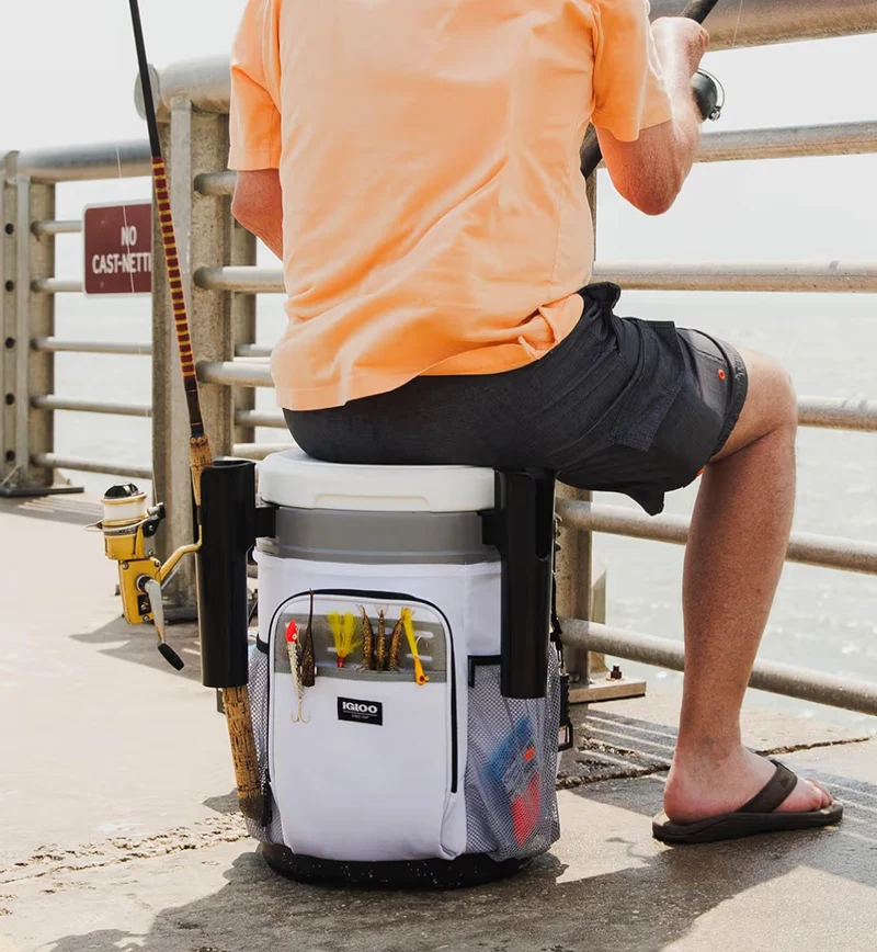 Igloo Marine Cooler Insulated Hard Shell Ice Chest - Great for Fishing, Camping, Boating, & More