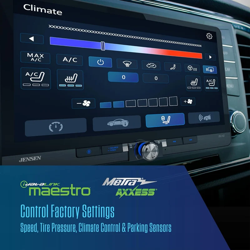 Single / Double DIN 11.6" Apple CarPlay Android Auto Wired or Wireless Car Stereo SiriusXM Ready Bluetooth | Front & Rear Camera Inputs