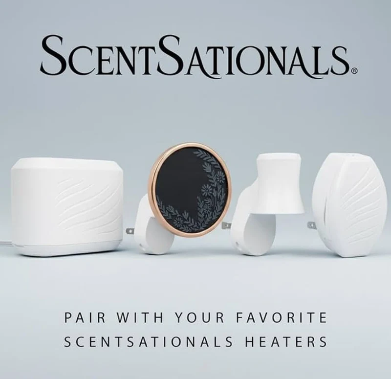 ScentSationals Vanilla Bean Fragrance Oil Plug In Air Freshener Refills 3-Pack - Works w/ Scentsationals Wall Plugs - Packaging May Vary