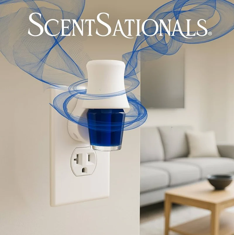 ScentSationals Illusion Fragrance Oil Plug In Air Freshener Refills 3-Pack - Works w/ Scentsationals Wall Plugs - Packaging May Vary