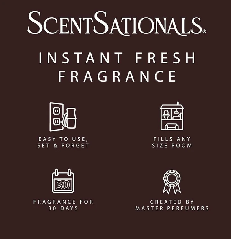 ScentSationals Alchemy Fragrance Oil Plug In Air Freshener Refills 3-Pack - Works w/ Scentsationals Wall Plugs - Packaging May Vary