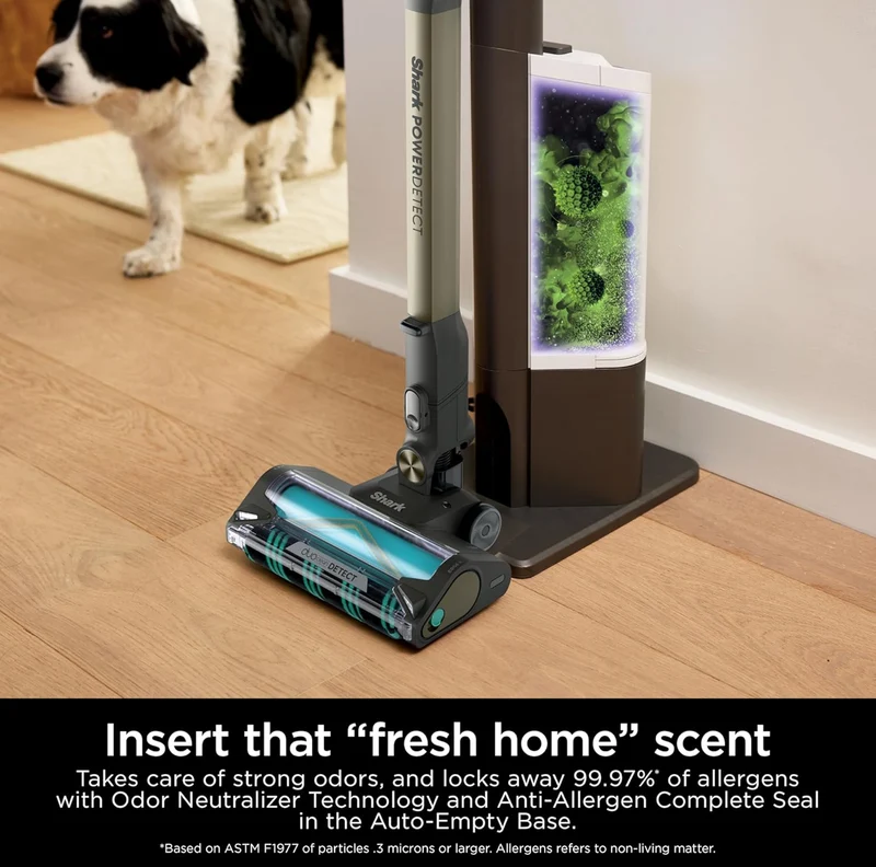 Shark Power Detect Clean & Empty Cordless Stick Vacuum & Auto-Empty System - NEW
