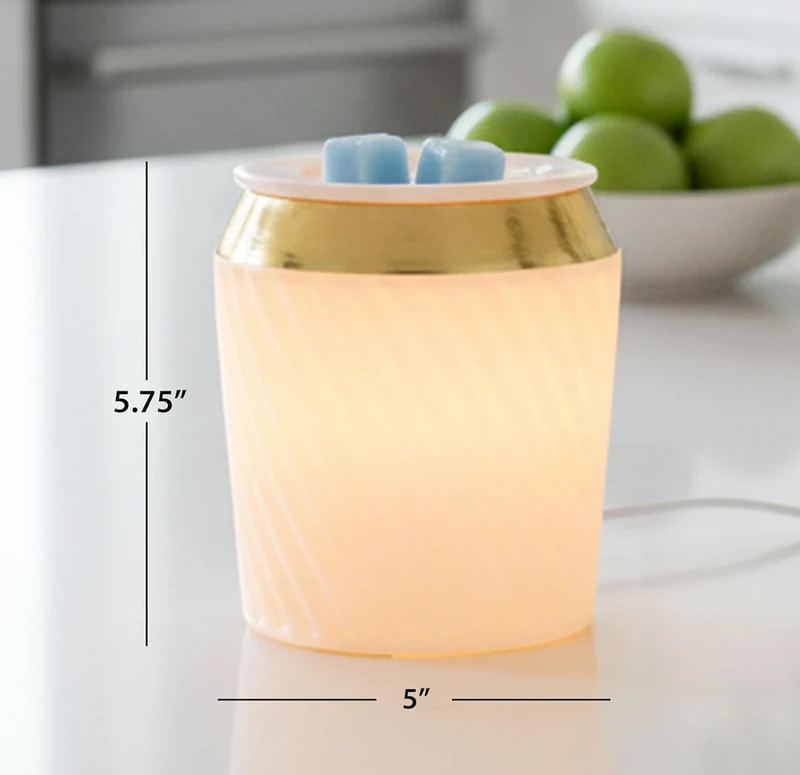 Scentsationals Modern Wax Melt Warmer - Isabelle - Contemporary Fragrance Warmer for Cubes and Tarts