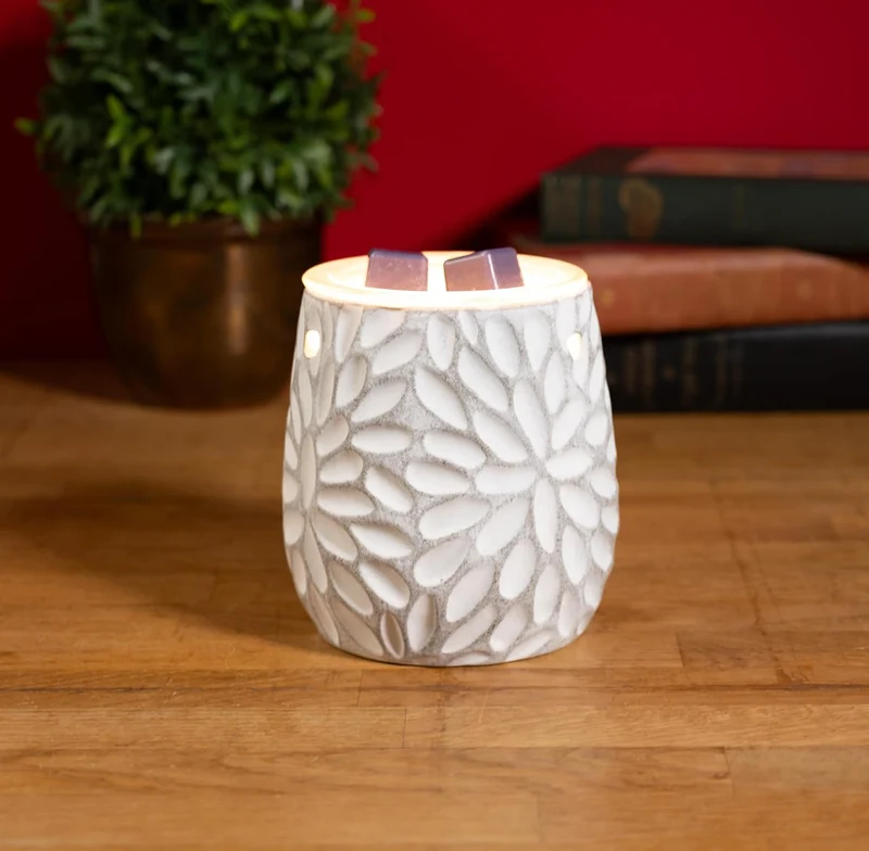 Scentsationals Wax Melt Warmer, for Scented Wax Melts - Kristy - Candle Wax Melter for Fragrance Cubes and Tarts