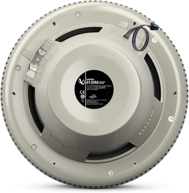 Infinity Kappa Marine Series White 6.5 Inches Premium 2-Way RGB LED Coaxial Speakers (Pair)