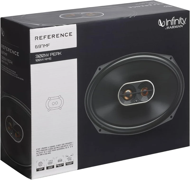 Infinity REF Series 6x9 Inches 3 Way Car Speakers - Pair