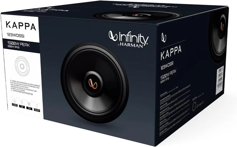Infinity KAPPA 123WDSSI 12 inches (300mm) high-Performance car Audio subwoofer