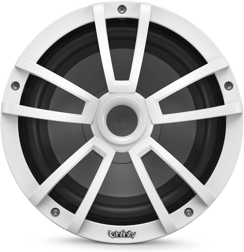 Infinity Reference 1022 MLW 10 inches Marine Boat RGB LED Subwoofer - (White Gloss)