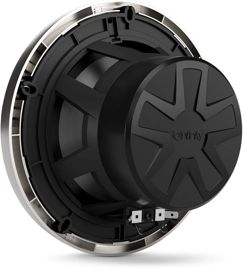 Infinity INF622MLT 622MLT Marine Boat 6.5 inches RGB LED Coaxial Speakers - Titanium