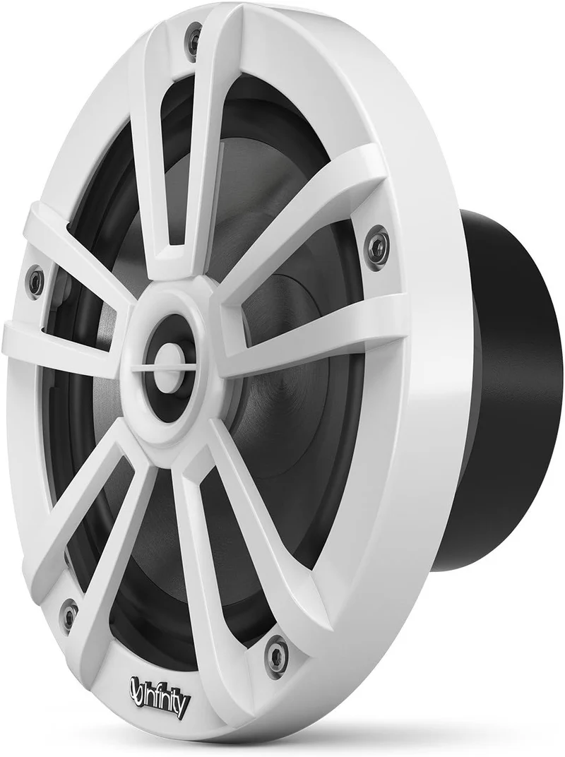 Infinity 6.5" 2-Way 225W Water Resistant Coaxial Marine Boat Car Audio Stereo Speakers
