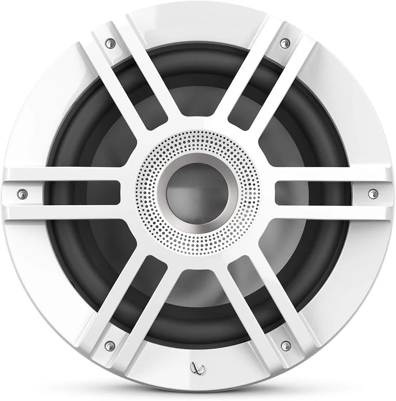 Infinity Kappa Marine KAPPA1010M 10 inches Premium RGB LED Subwoofer - White