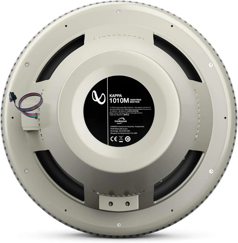 Infinity Kappa Marine KAPPA1010M 10 inches Premium RGB LED Subwoofer - White