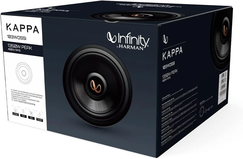Infinity KAPPA 103WDSSI 10 inches high-Performance car Audio subwoofer