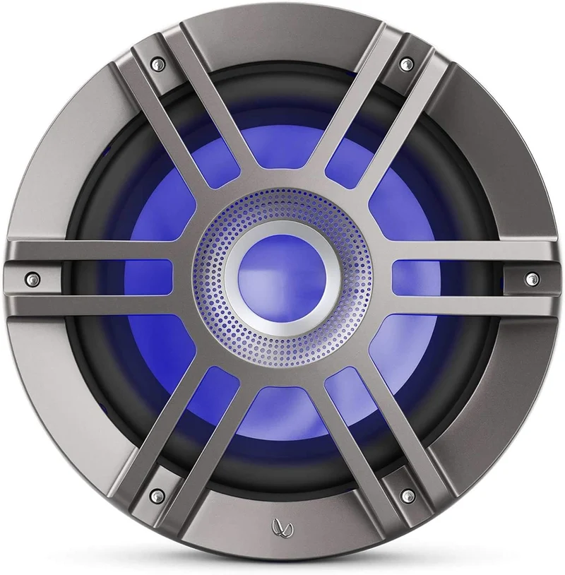 Infinity Kappa Marine KAPPA 1050M Titanium 10 Inches Premium RGB LED Subwoofer