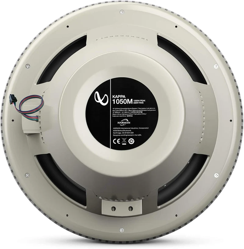 Infinity Kappa Marine KAPPA 1050M Titanium 10 Inches Premium RGB LED Subwoofer